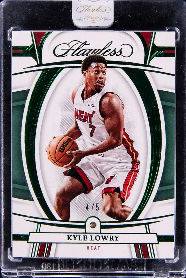 2021-22 Panini Flawless Kyle Lowry Diamond Emerald #85 card image