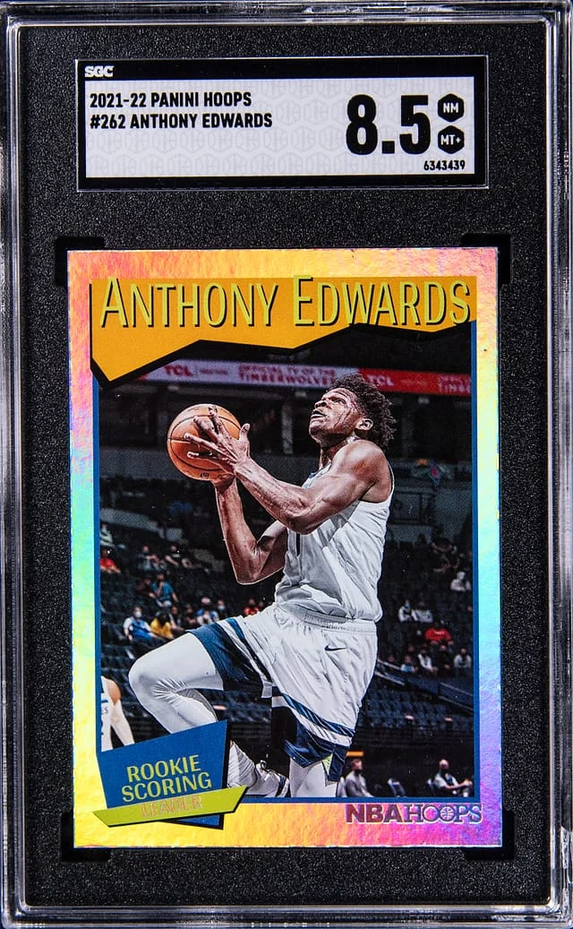2021-22 Panini Hoops Anthony Edwards #262 card image