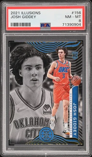 2021-22 Panini Illusions Josh Giddey #156 card image