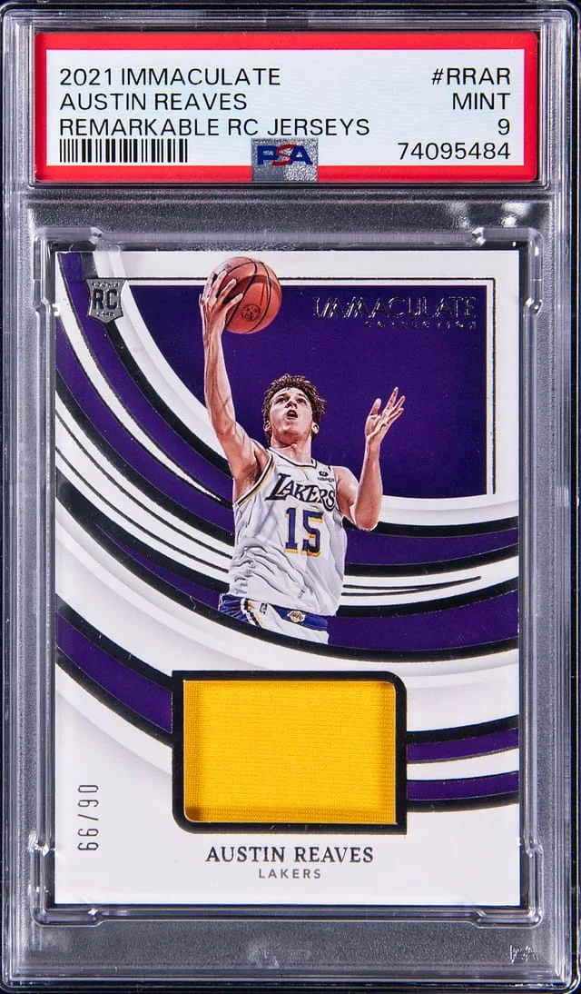 2021-22 Panini Immaculate Collection Austin Reaves Remarkable Jerseys #RRAR card image