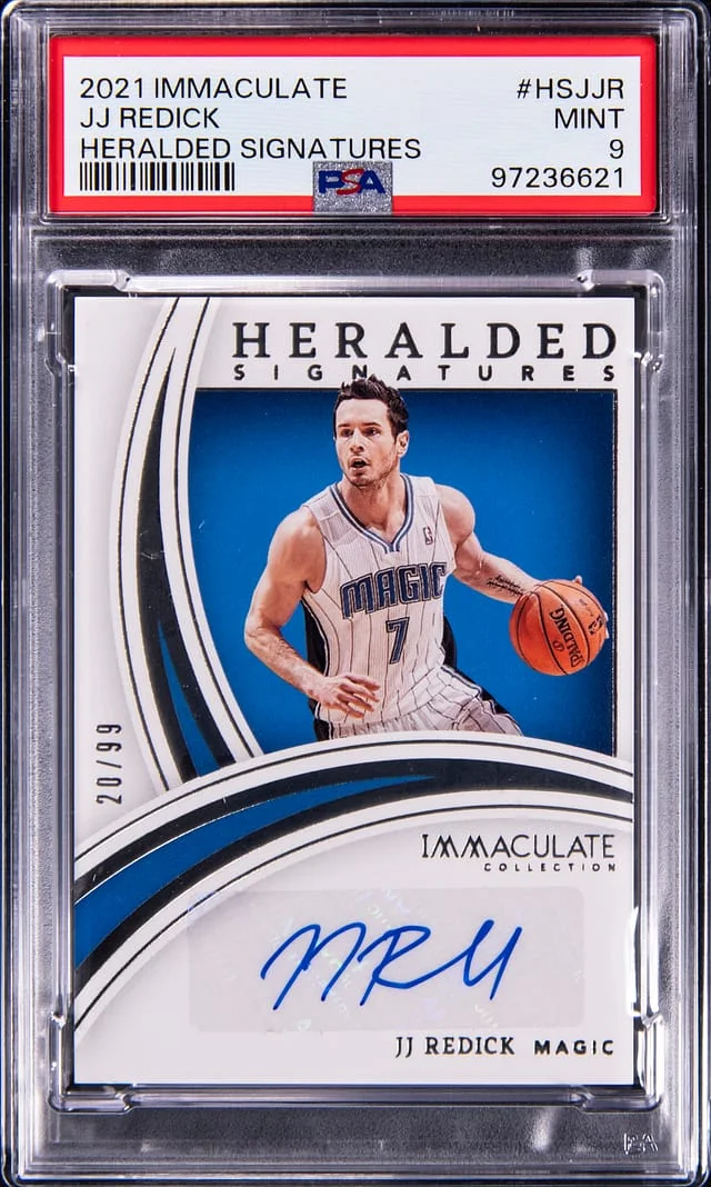2021-22 Panini Immaculate Collection JJ Redick Heralded Signature #HS-JJR card image