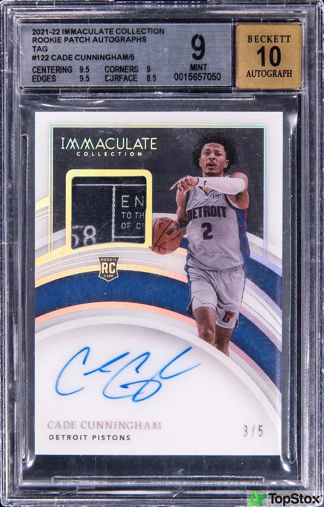 2021-22 Panini Immaculate Collection Patch Autographs #no-number card image