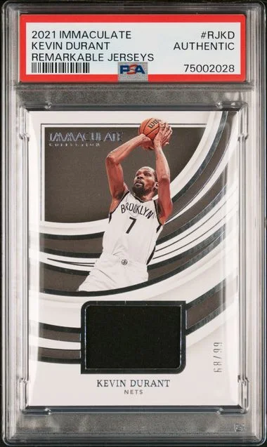 2021-22 Panini Immaculate Kevin Durant Remarkable Jerseys #RJKD card image