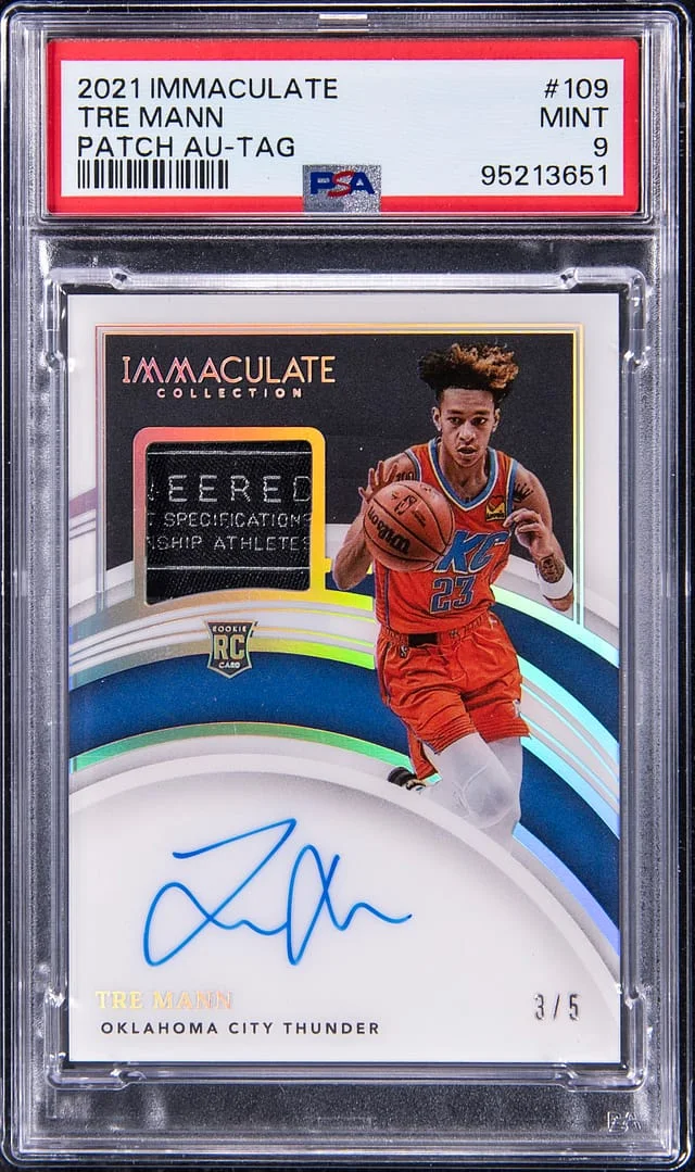 2021-22 Panini Immaculate Patch #no-number card image
