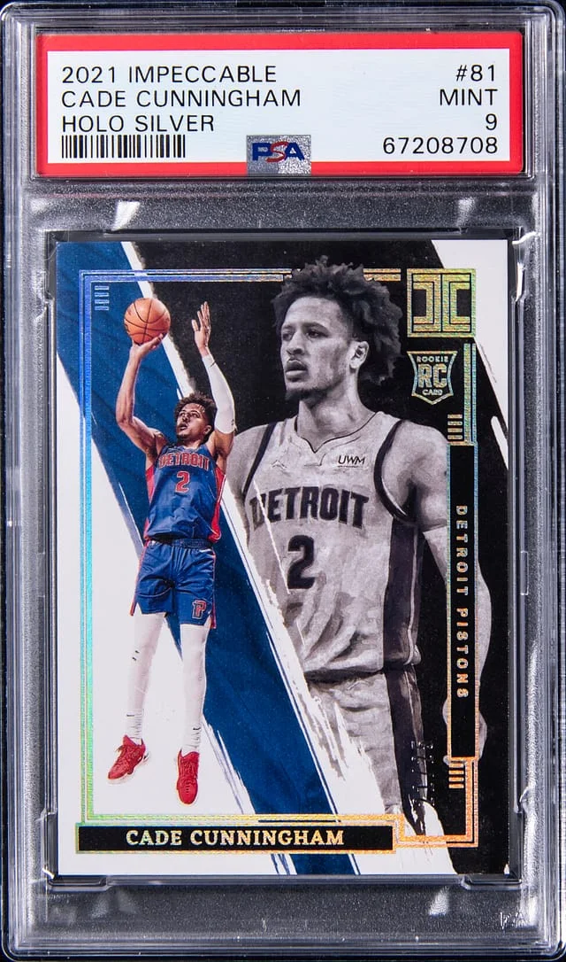 2021-22 Panini Impeccable Cade Cunningham #81 card image