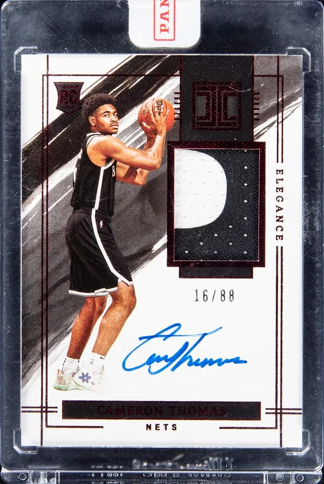 2021-22 Panini Impeccable Cameron Thomas Elegance #127 card image