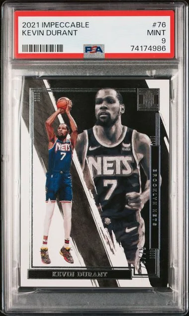 2021-22 Panini Impeccable Kevin Durant #76 card image