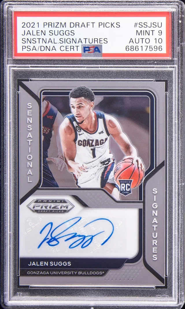 2021-22 Panini Jalen Suggs Draft Picks Sensational Signatures #SS-JSU card image