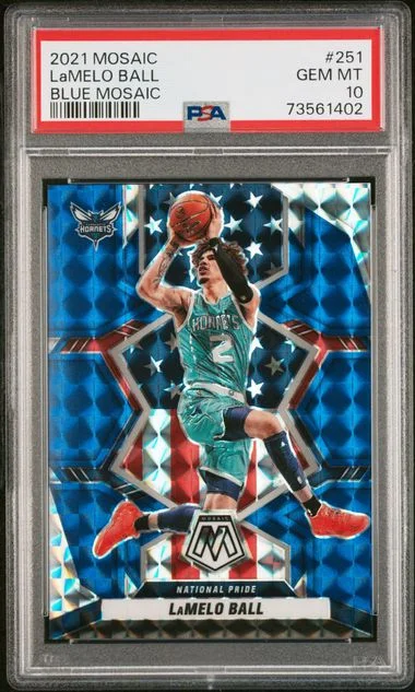2021-22 Panini Mosaic LaMelo Ball Genesis #251 card image