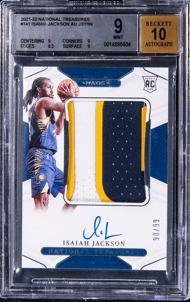 2021-22 Panini National Treasures Isaiah Jackson #141 card image