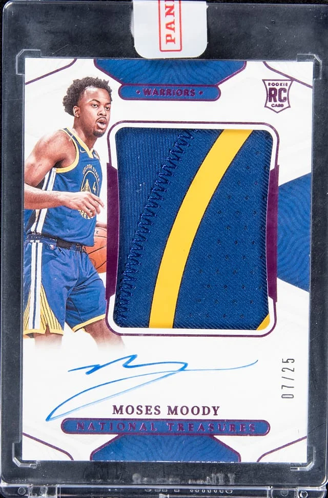 2021-22 Panini National Treasures Moses Moody #104 card image
