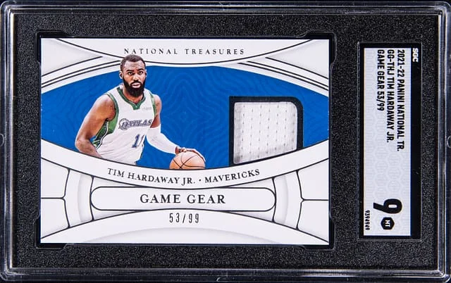 2021-22 Panini National Treasures Tim Hardaway Jr. Game Gear #GG-THJ card image