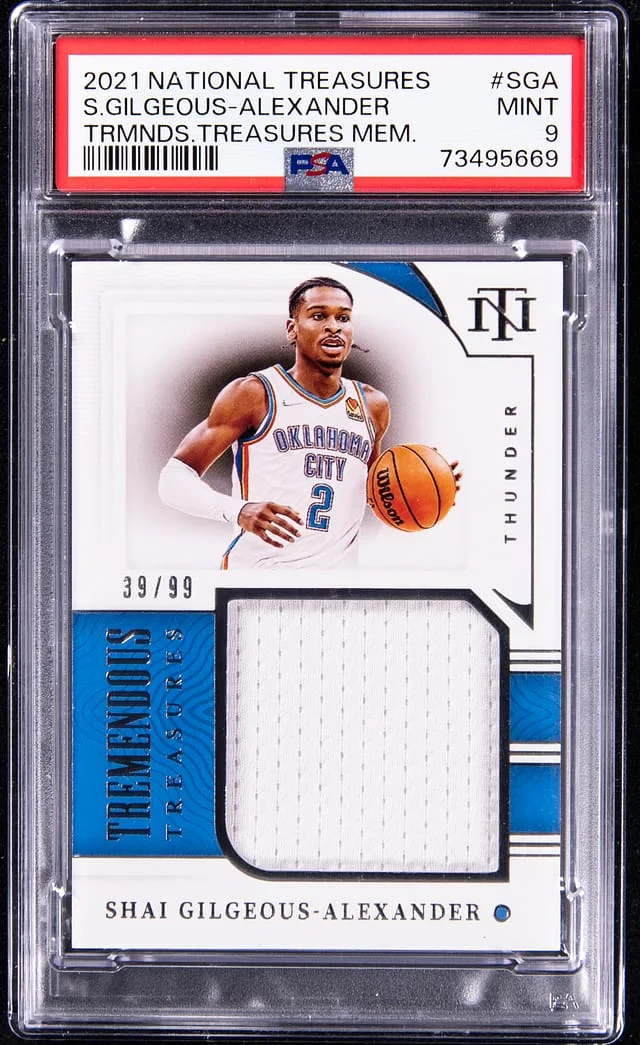 2021-22 Panini National Treasures Tremendous Treasures Memorabilia #TM #no-number card image
