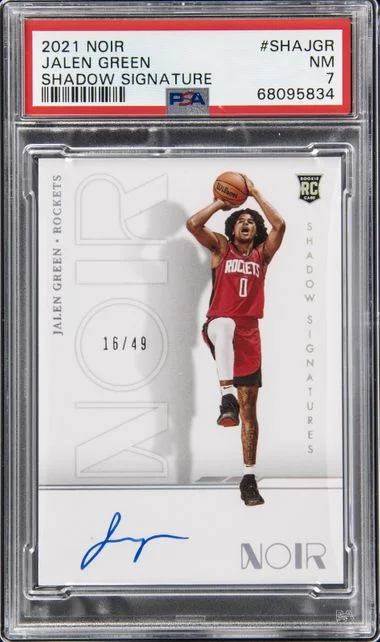 2021-22 Panini Noir Jalen Shadow Signature #SHA-JGR card image