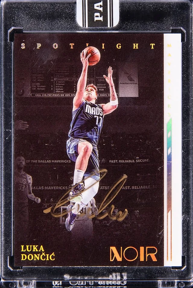 2021-22 Panini Noir Luka Doncic Black Box #SSV-LUD card image