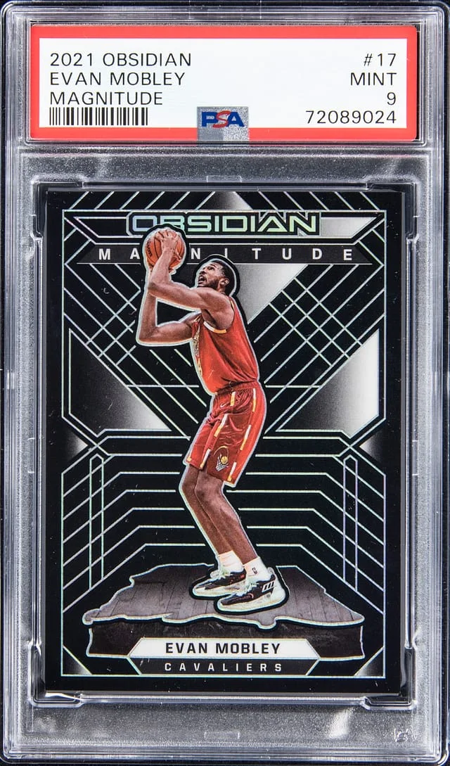2021-22 Panini Obsidian Evan Mobley Magnitude #17 card image
