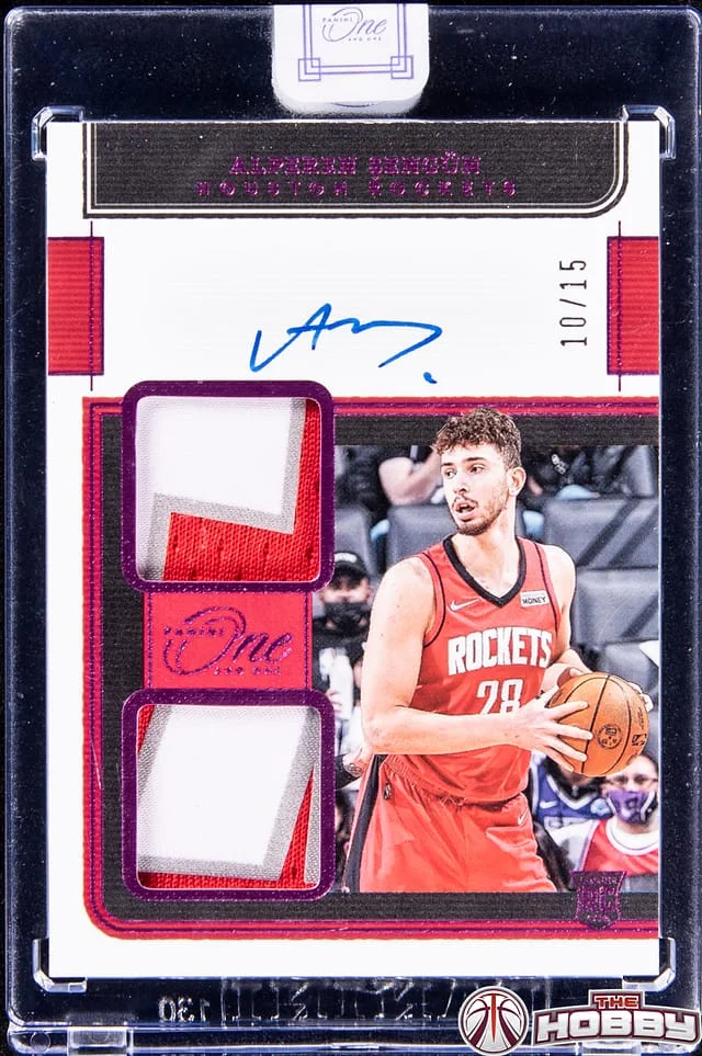2021-22 Panini One and One Alperen Sengun #RD-ASG card image