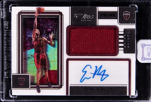 2021-22 Panini One and One Evan Mobley Prime #PR-EVB card image