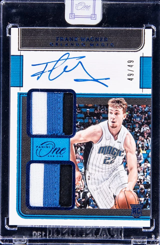2021-22 Panini One and One Franz Wagner #RD-FWD card image