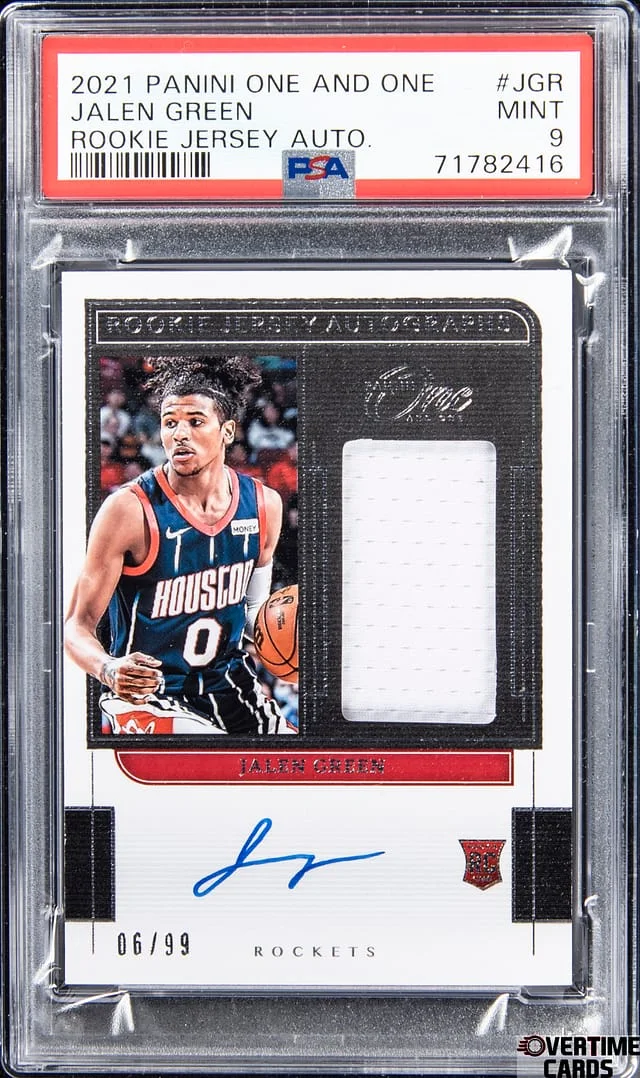 2021-22 Panini One and One Jalen Jersey Autographs #JGR card image
