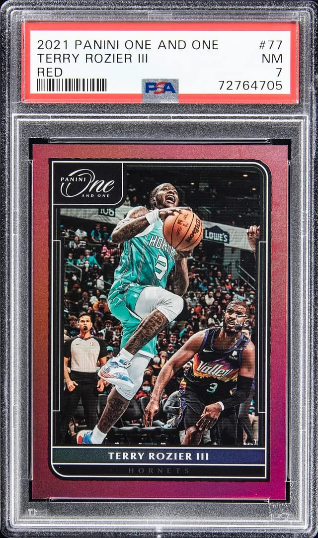 2021-22 Panini One and One Terry Rozier III Red #77 card image