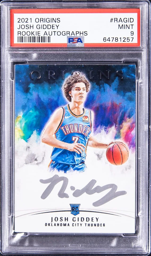 2021-22 Panini Origins Josh Giddey Autograph #RA-GID card image