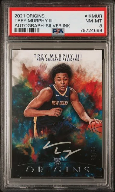 2021-22 Panini Origins Trey Murphy III Autographs Silver Ink #IKMUR card image