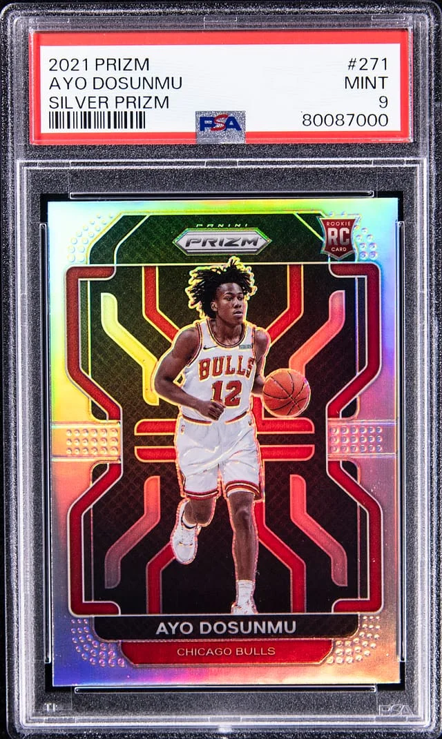 2021-22 Panini Prizm Ayo Dosunmu Silver Prizm #271 card image