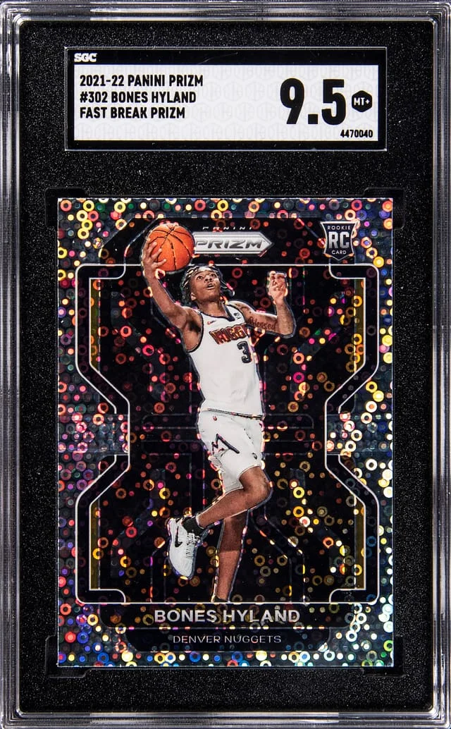 2021-22 Panini Prizm Bones Hyland Silver Prizm #302 card image