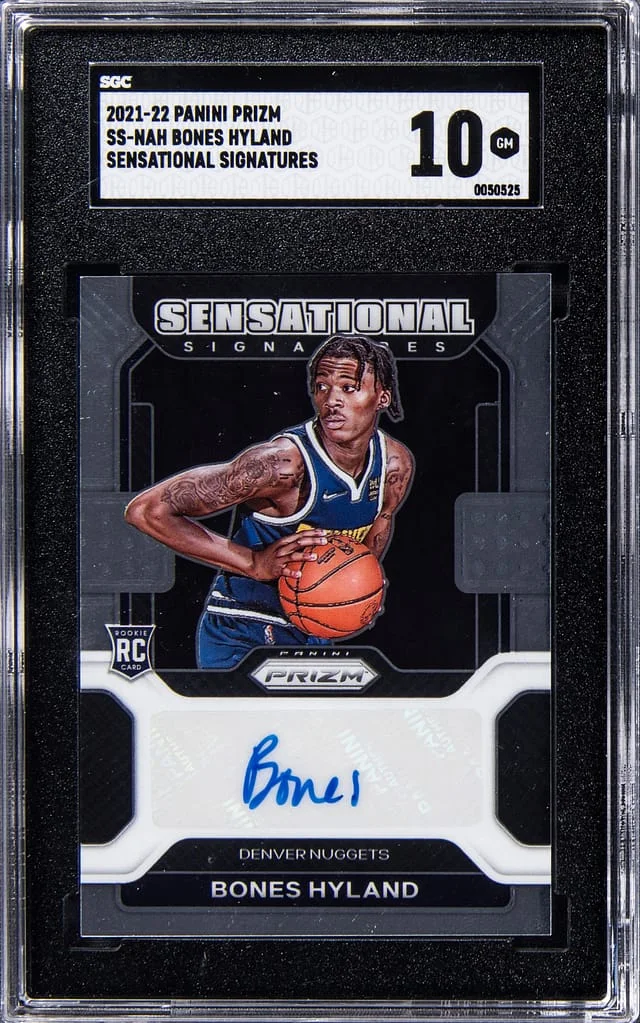 2021-22 Panini Prizm Bones Hyland #SS-NAH card image