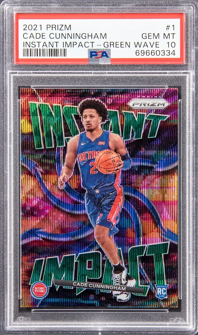 2021-22 Panini Prizm Cade Cunningham Instant Impact #1 card image