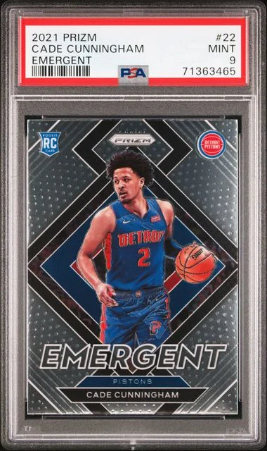 2021-22 Panini Prizm Cade Cunningham Emergent #22 card image