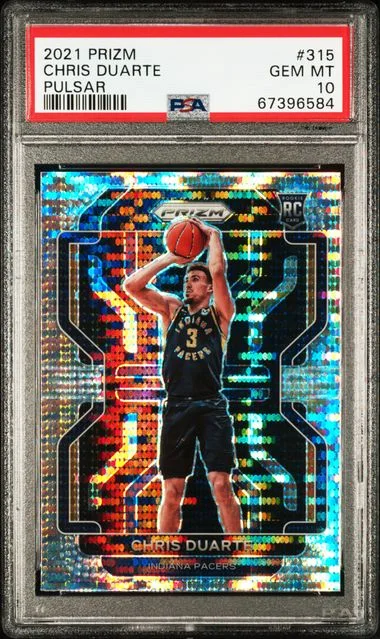 2021-22 Panini Prizm Chris Duarte Pulsar #315 card image