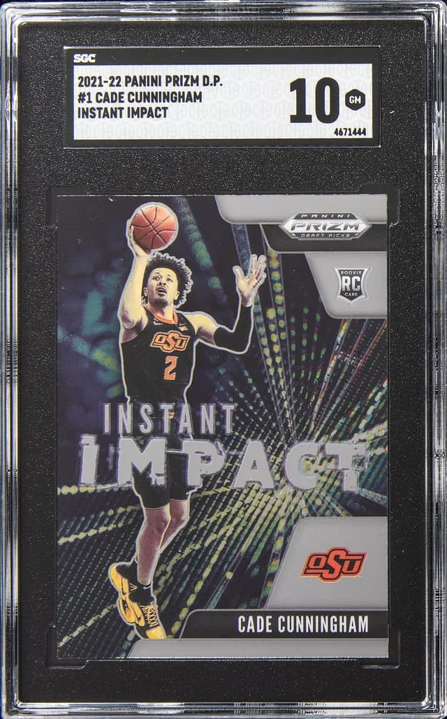 2021-22 Panini Prizm Draft Picks Cade Cunningham Variation-Choice Prizm-Red #1 card image