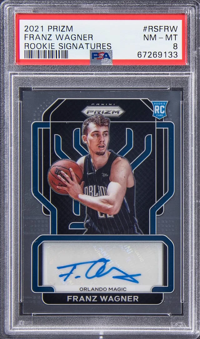 2021-22 Panini Prizm Franz Wagner Signatures #RS-FRW card image