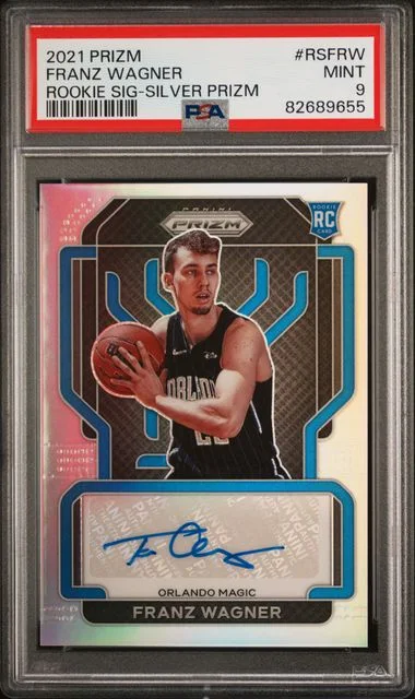 2021-22 Panini Prizm Franz Wagner Signatures Silver Prizm #RSFRW card image