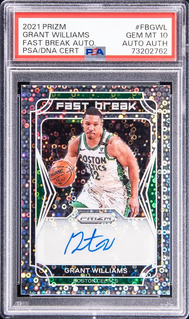 2021-22 Panini Prizm Grant Williams Fast Break Autograph #FBGWL card image