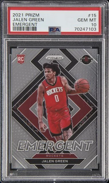 2021-22 Panini Prizm Jalen Emergent #15 card image