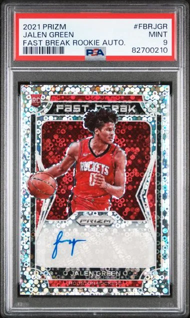 2021-22 Panini Prizm Jalen Fast Break Autographs #FBR-JGR card image