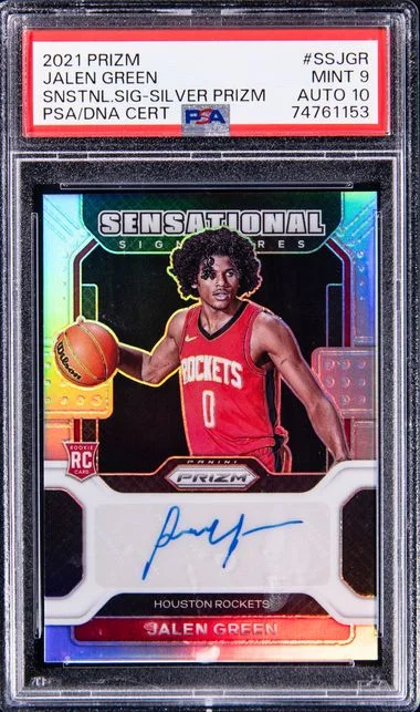 2021-22 Panini Prizm Jalen Sensational Signatures Silver Prizm #SS-JGR card image