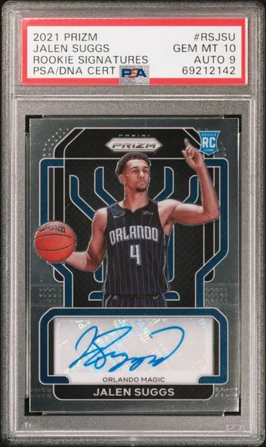2021-22 Panini Prizm Jalen Suggs Signatures #RS-JSU card image