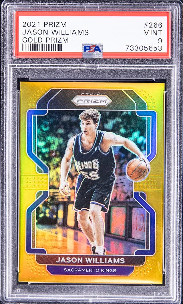 2021-22 Panini Prizm Jason Williams Gold Prizm #266 card image