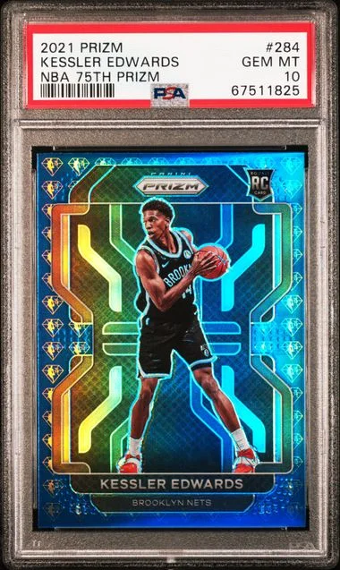 2021-22 Panini Prizm Kessler Edwards NBA 75Th Prizm #284 card image