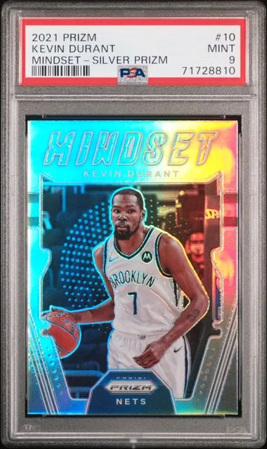 2021-22 Panini Prizm Kevin Durant Mindset Silver #10 card image
