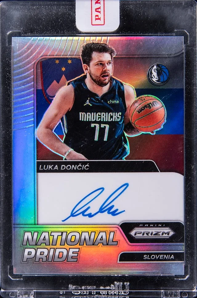 2021-22 Panini Prizm Luka Doncic National Pride #NPS-LKD card image
