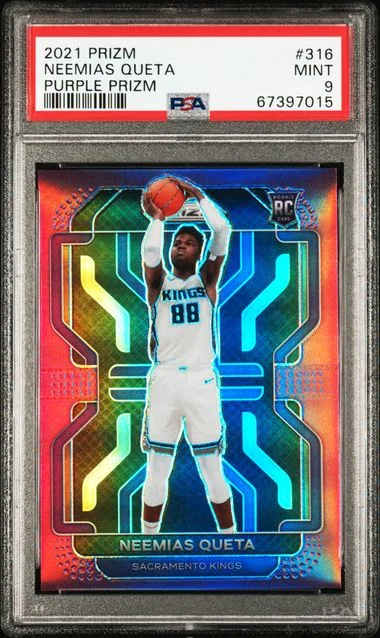 2021-22 Panini Prizm Neemias Queta Purple Prizm #316 card image
