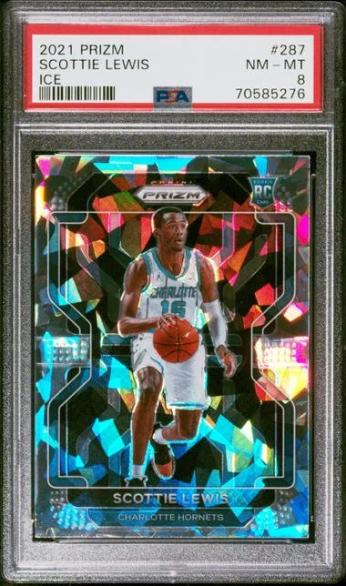 2021-22 Panini Prizm Scottie Lewis Ice #287 card image