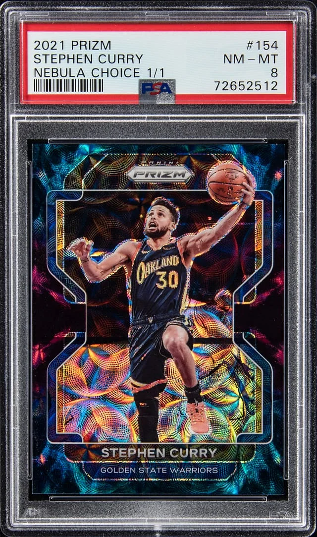 2021-22 Panini Prizm Stephen Curry Silver #154 card image