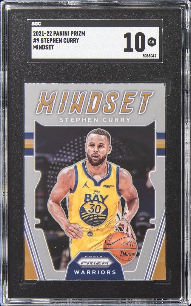 2021-22 Panini Prizm Stephen Curry Mindset #9 card image