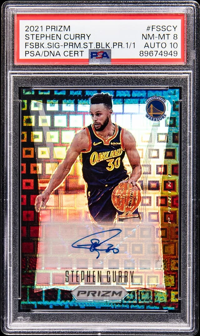 2021-22 Panini Prizm Stephen Curry Silver #FS-SCY card image